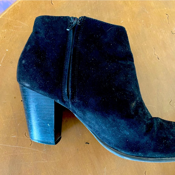 Shoes - Black Heeled Booties